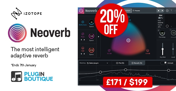 download the new iZotope Neoverb 1.3.0